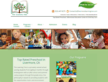 Tablet Screenshot of livermorelearningtree.com